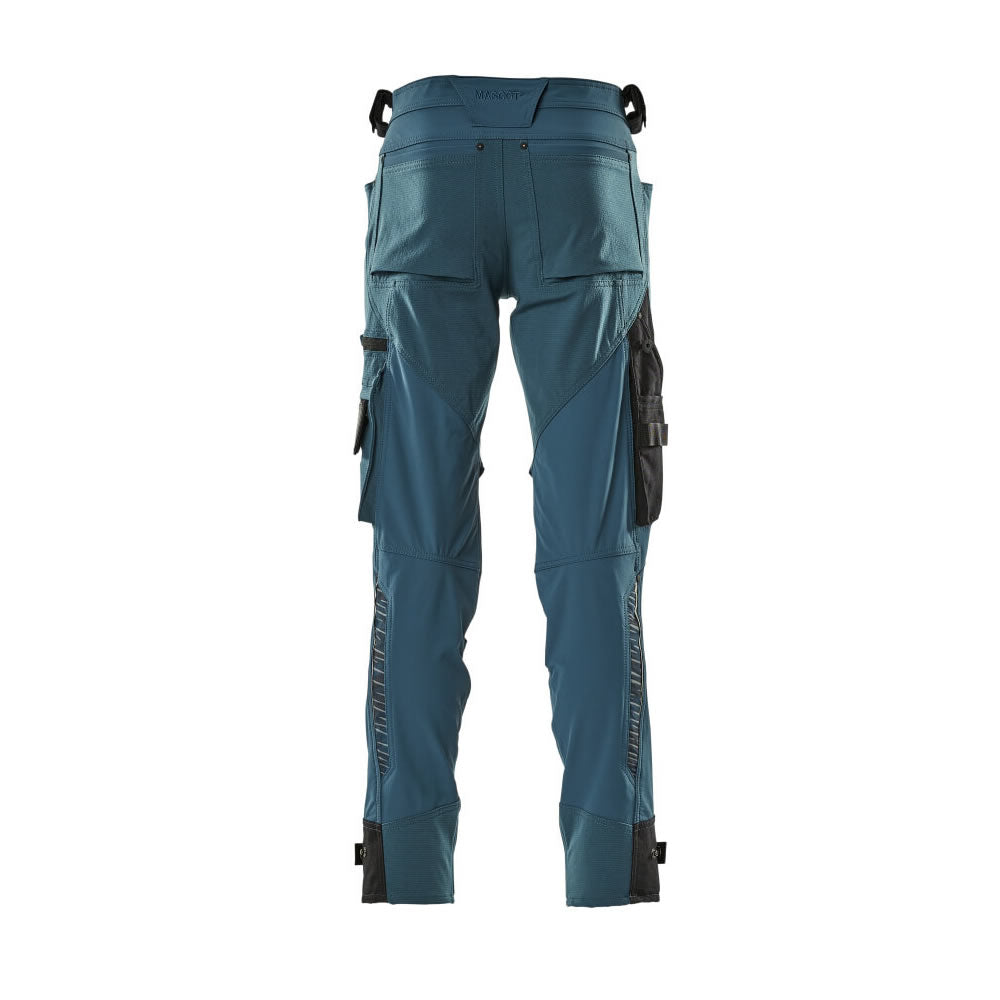 Mascot Advanced Trousers with Dyneema Kneepad Pockets - Dark Petroleum