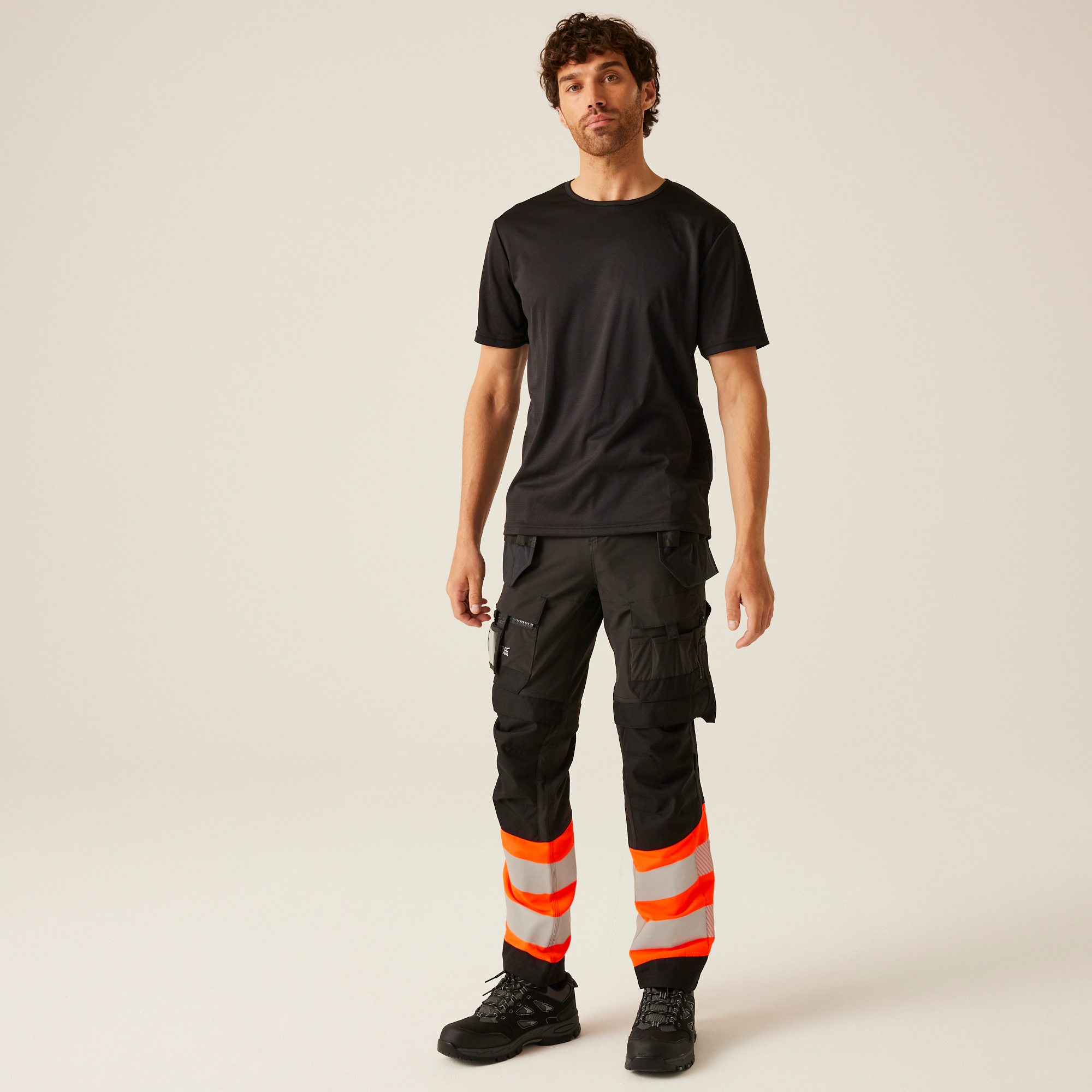 Regatta Professional Mens Hi-Vis X-Pro Stretch Holster Trousers - Class 1