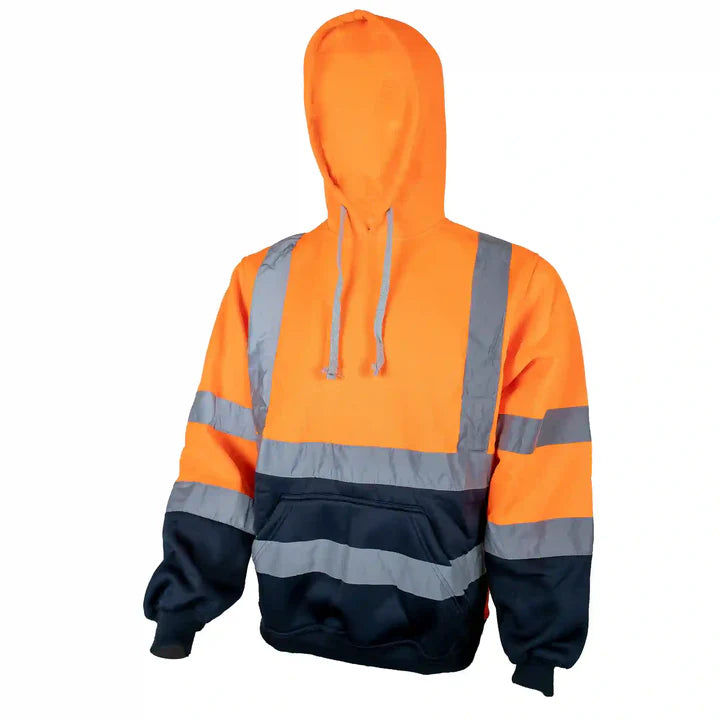 Unbreakable Sherman Orange/Navy Hi Viz Hoody GORT