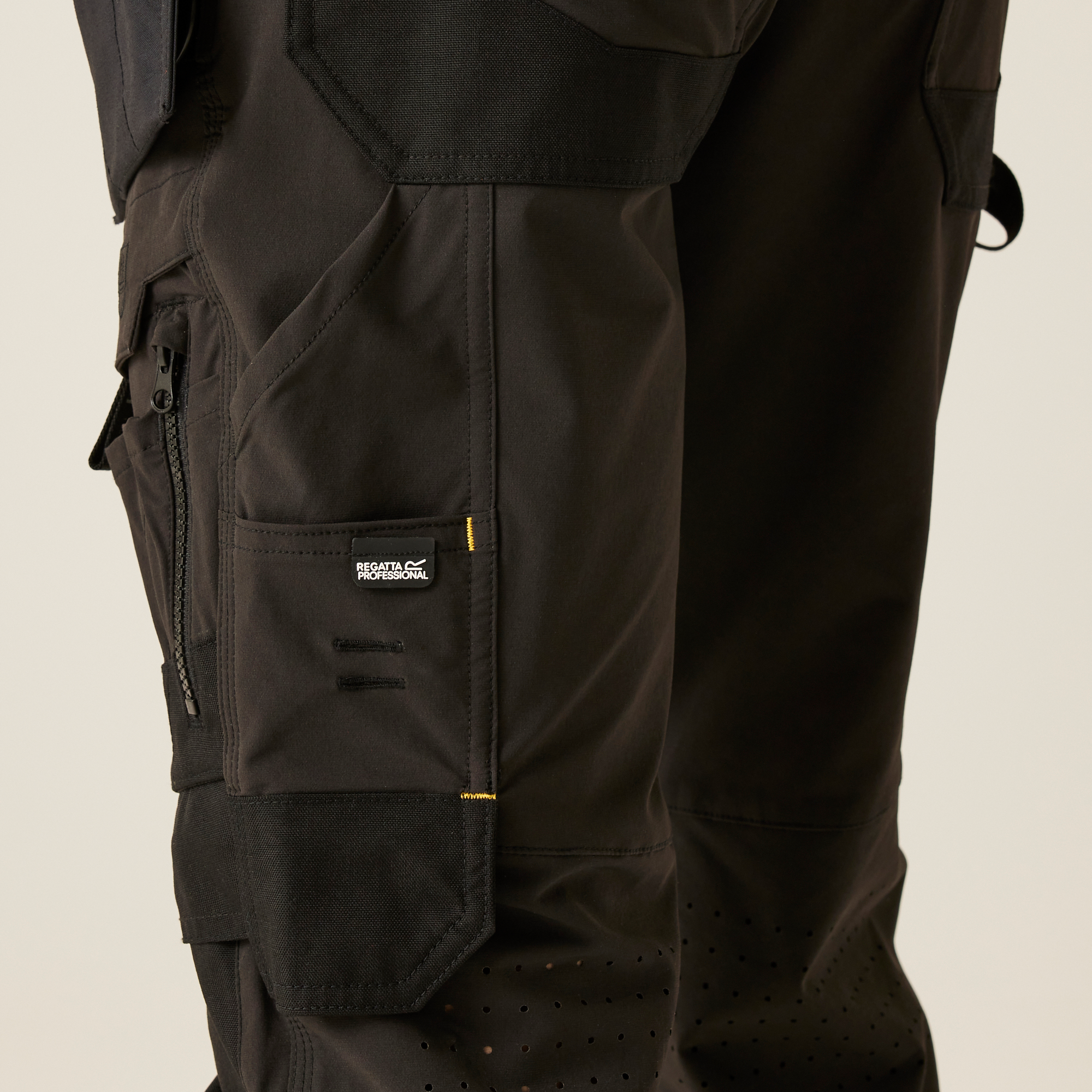 Regatta Professional Mens Hi-Vis X-Pro Stretch Holster Trousers - Class 1