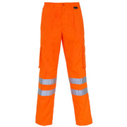 Supertouch Hi Vis Orange Combat Trousers Knee Band - Regular