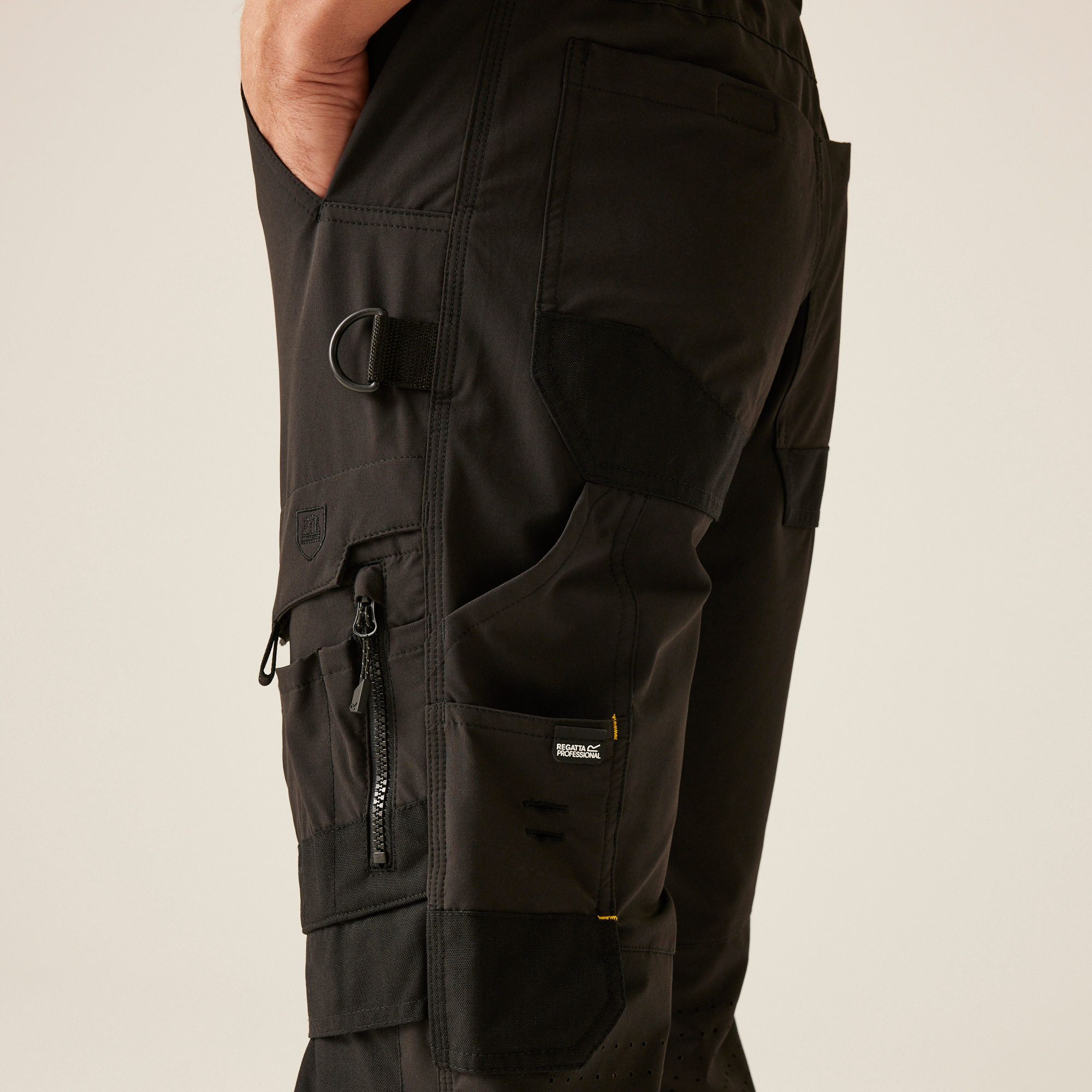 Regatta Professional Mens Hi-Vis X-Pro Stretch Holster Trousers - Class 1