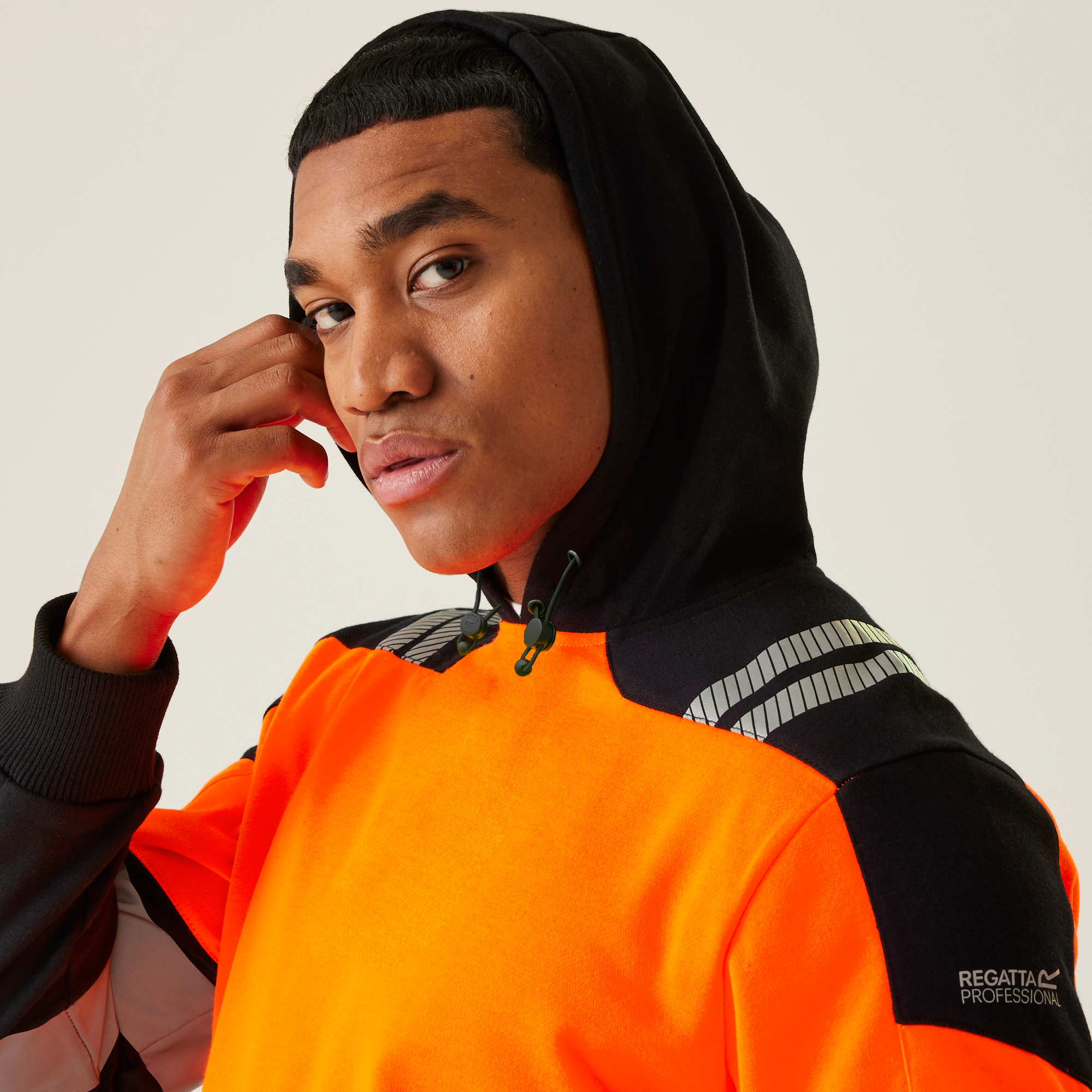 Regatta Professional Mens Hi-Vis X Pro Hoodie - Class 2