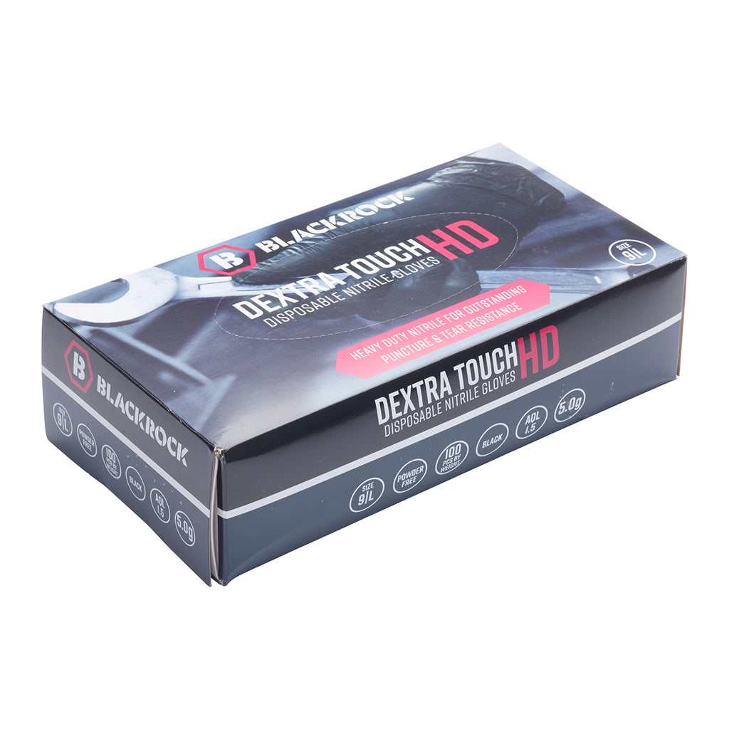 Blackrock Detra Touch HD Disposable Nitriles Gloves Box 100 pcs