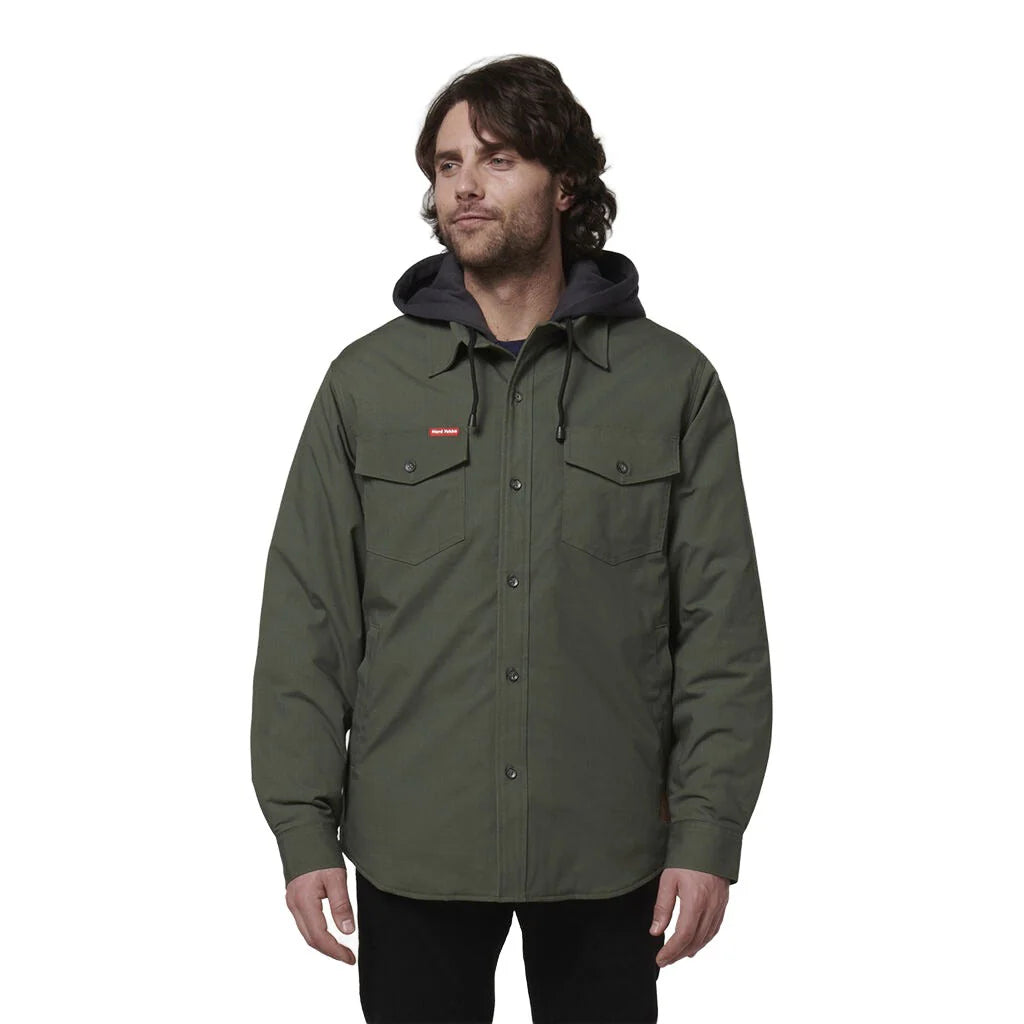 Hard Yakka Quilted Solid Shacket