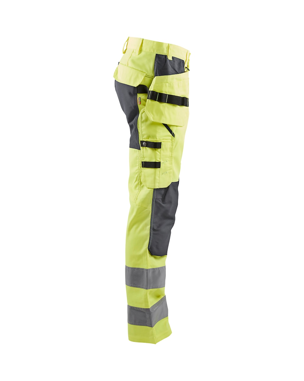 Blaklader Hi-Vis Trousers with Stretch 1552 - Hi-Vis Yellow/Mid Grey