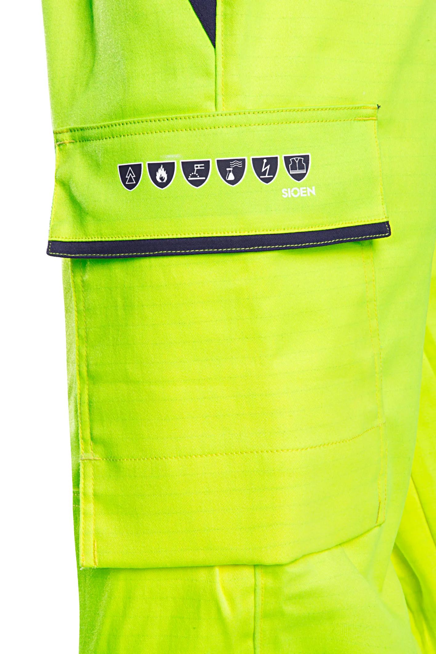 Sioen Royan Hi-Vis Trousers With Arc Protection