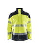 Blaklader Multinorm Softshell Jacket 4948 #colour_hi-vis-yellow-navy-blue