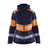 Blaklader Women's Softshell Jacket Hi-Vis 4404 #colour_navy-blue-orange