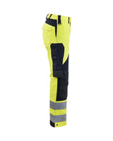 Blaklader Women's Multinorm Inherent Trousers 7189 #colour_hi-vis-yellow-navy-blue