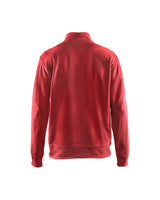 Blaklader Sweatshirt with Full Zip 3371 #colour_red