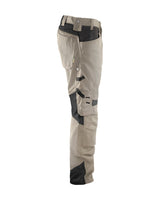 Blaklader Trousers without Nail Pockets 1556 #colour_stone-black