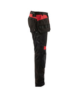 Blaklader Craftsman Trousers 1555 - Black/Red