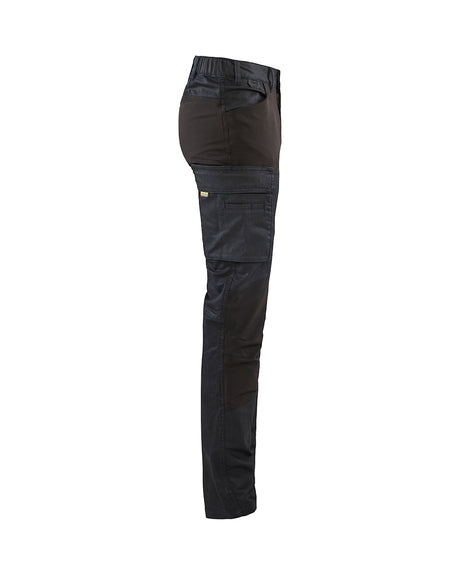 Blaklader Service Trousers Denim Stretch 1457 #colour_navy-blue-black