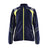 Blaklader Women's Microfleece Jacket 4973 #colour_navy-blue-hi-vis-yellow