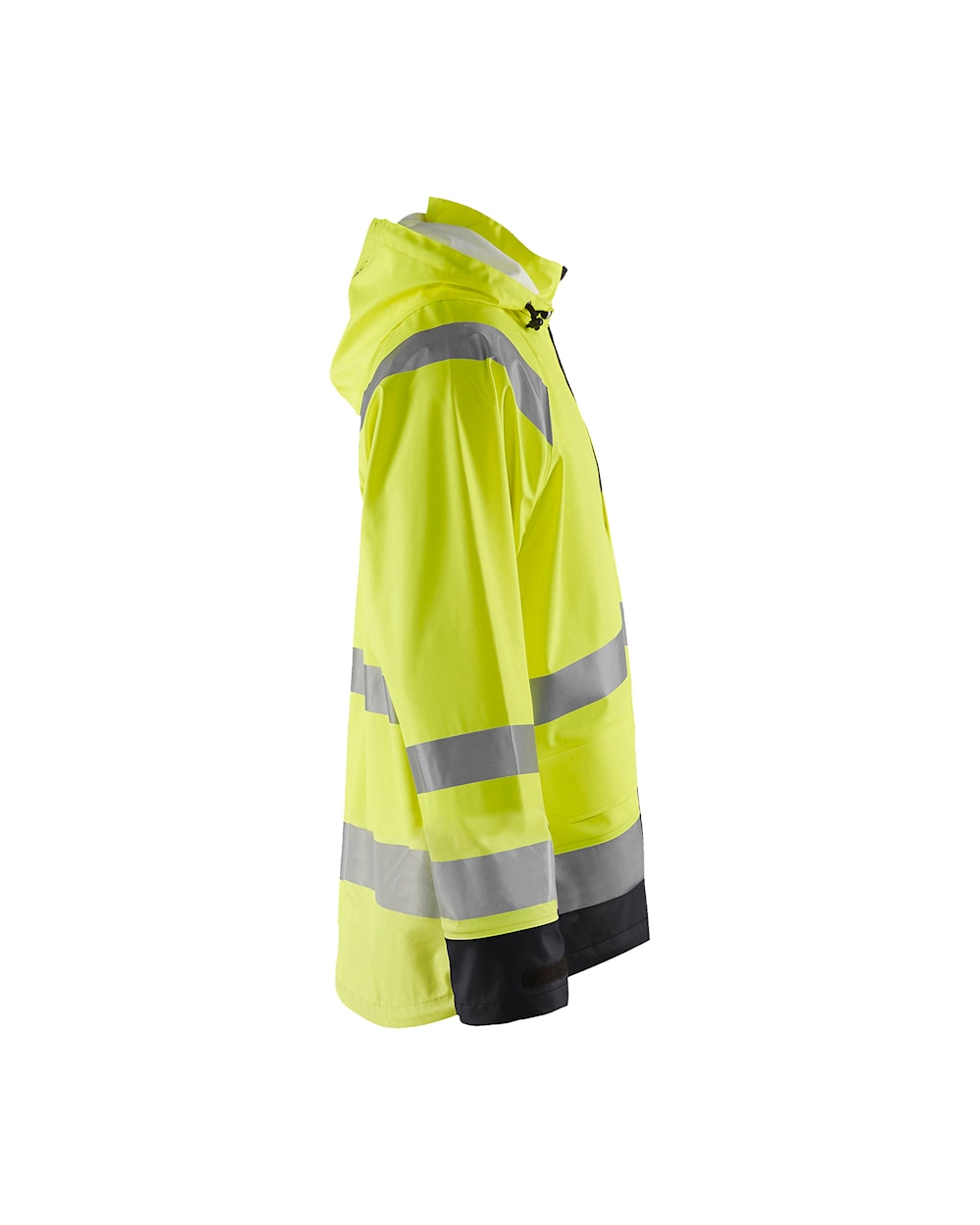 Blaklader Rain Jacket Hi-Vis Level 1 4323 #colour_hi-vis-yellow-black