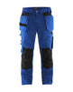 Blaklader Craftsman Trousers 1555 - Cornflower Blue/Black