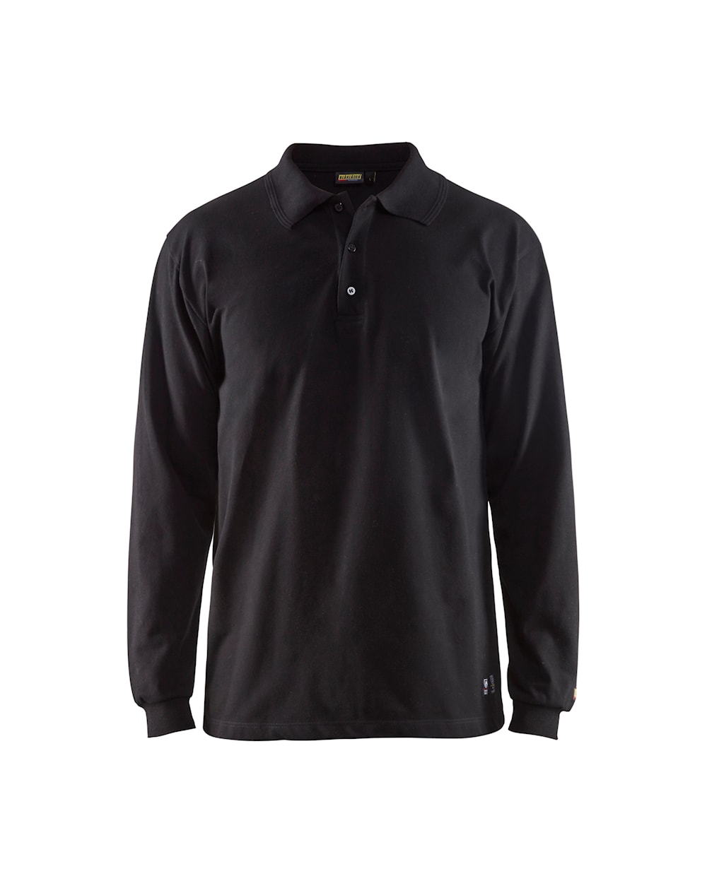 Blaklader Flame Resistant Pique Long Sleeved 3374 #colour_black