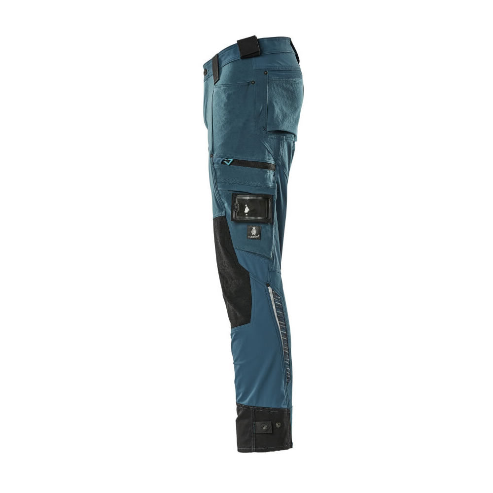 Mascot Advanced Trousers with Dyneema Kneepad Pockets - Dark Petroleum