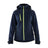 Blaklader Women's Softshell Jacket 4719 #colour_dark-navy-blue-hi-vis-yellow