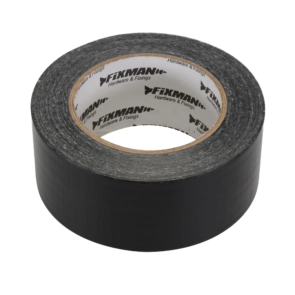 Fixman Super Heavy Duty Duct Tape - 50mm x 50m Black