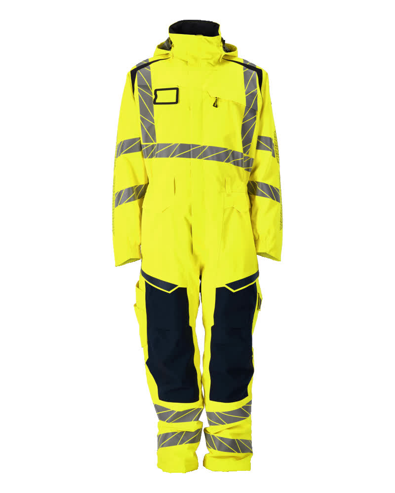 MASCOT Accelerate Safe Winter Boilersuit 19019 – Hi-Vis Insulated Waterproof