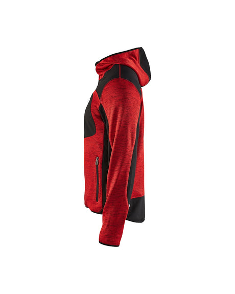 Blaklader Knitted Jacket 4930 #colour_red-black