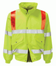 Orbit International Foil: Bomber Jacket With Red Braces