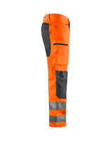 Blaklader Hi-Vis Trousers with Stretch 1585 - Hi-Vis Orange/Mid Grey