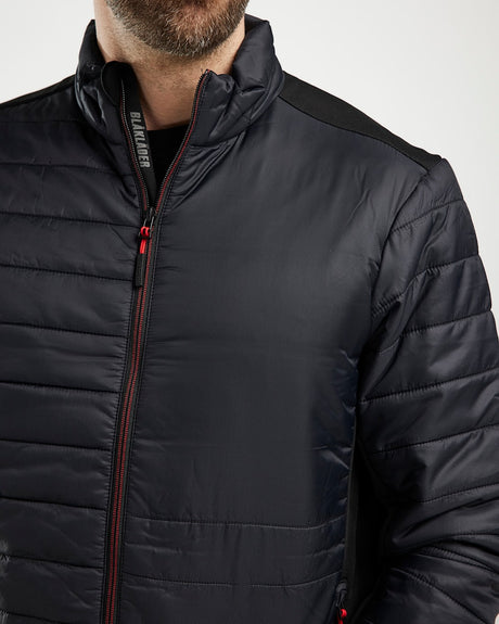 Blaklader Warm-Lined Jacket 4710 #colour_black-red