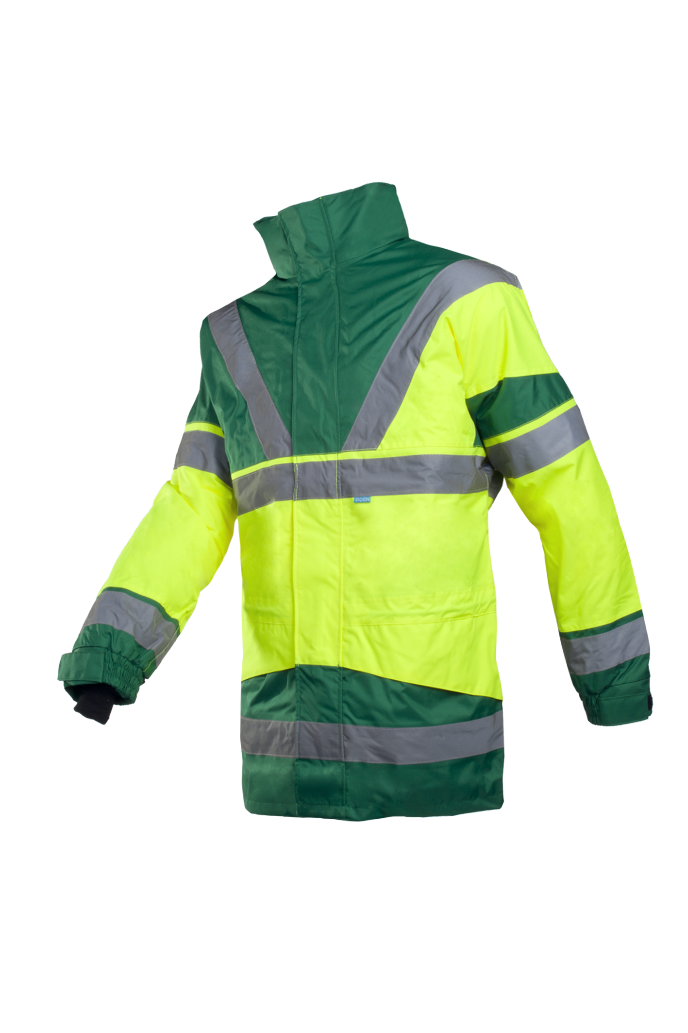 Sioen Skollfield Hi-Vis Rain Jacket With Detachable Bodywarmer