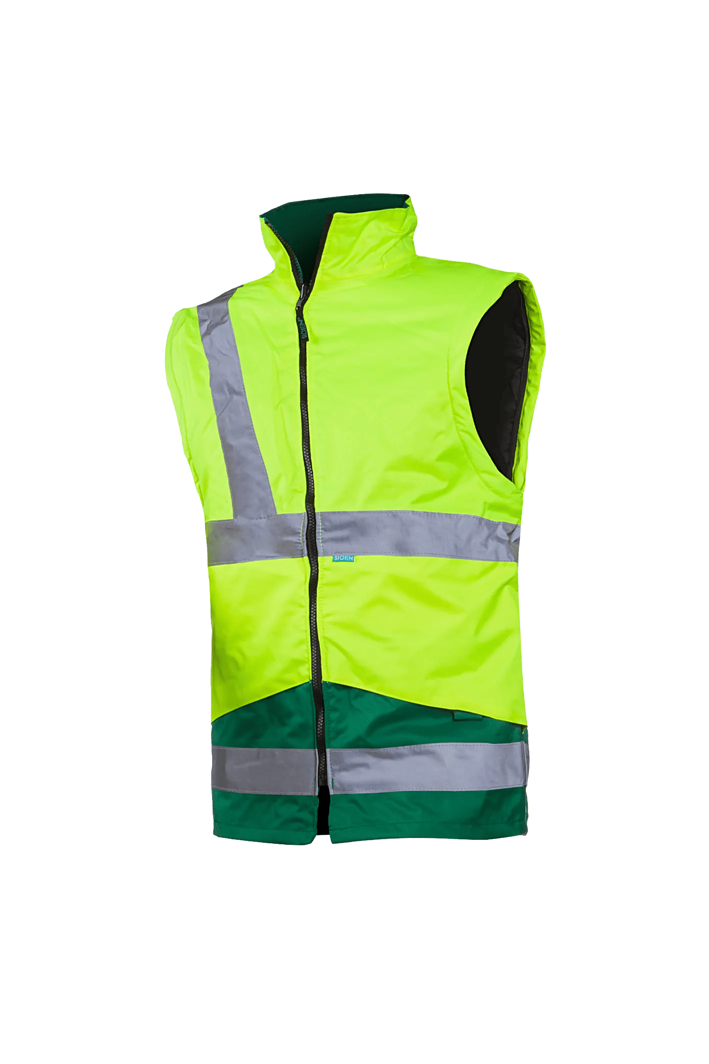 Sioen Skollfield Hi-Vis Rain Jacket With Detachable Bodywarmer