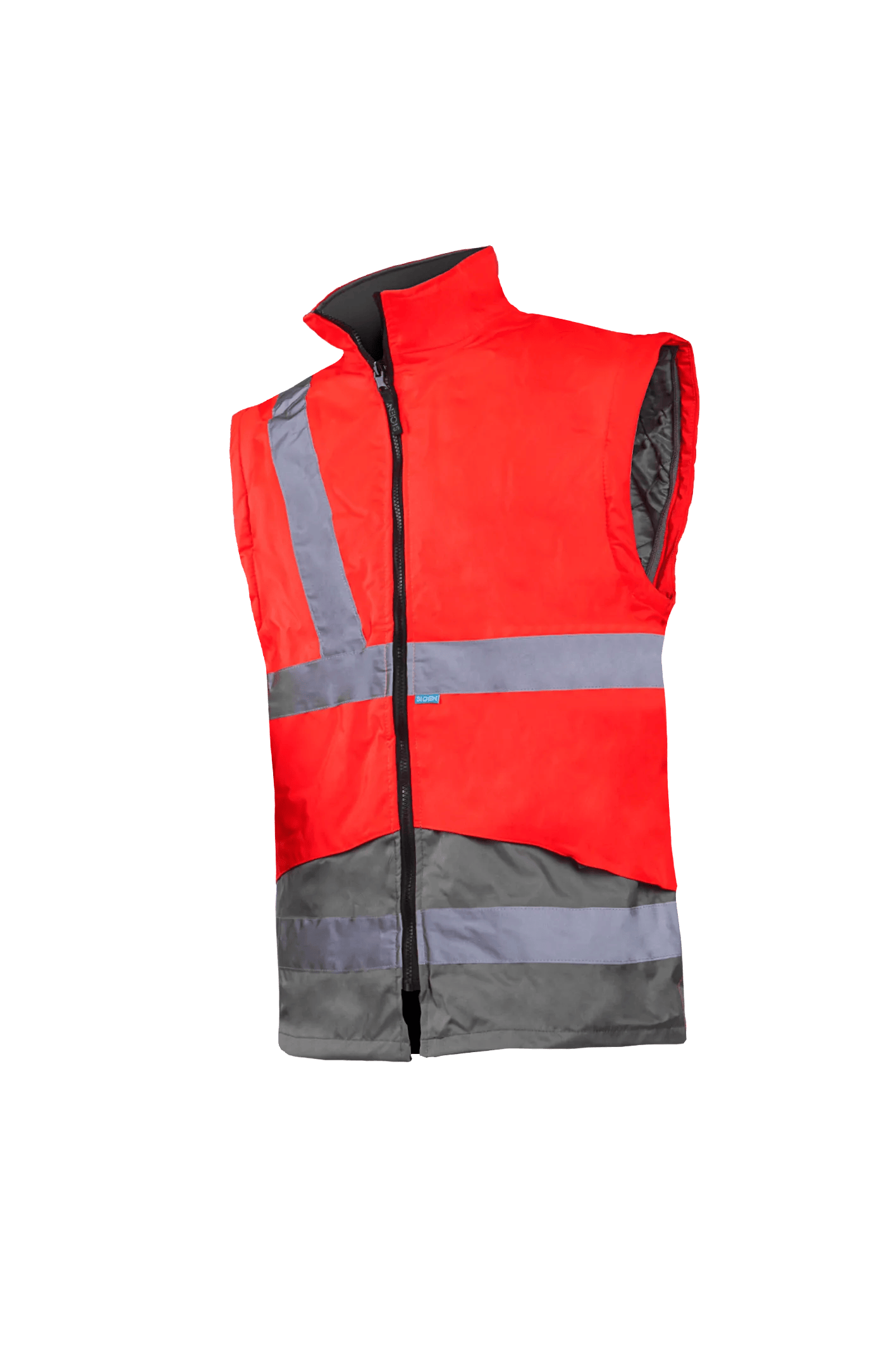 Sioen Skollfield Hi-Vis Rain Jacket With Detachable Bodywarmer