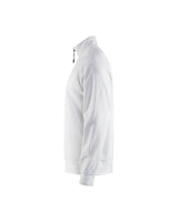 Blaklader Sweatshirt with Half Zip 3369 #colour_white