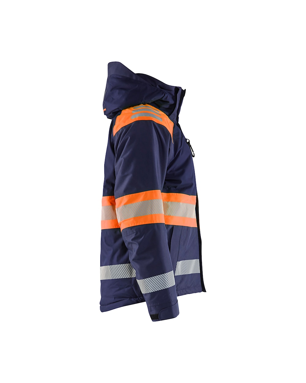 Blaklader Winter Jacket Hi-Vis 4480 #colour_navy-blue-orange