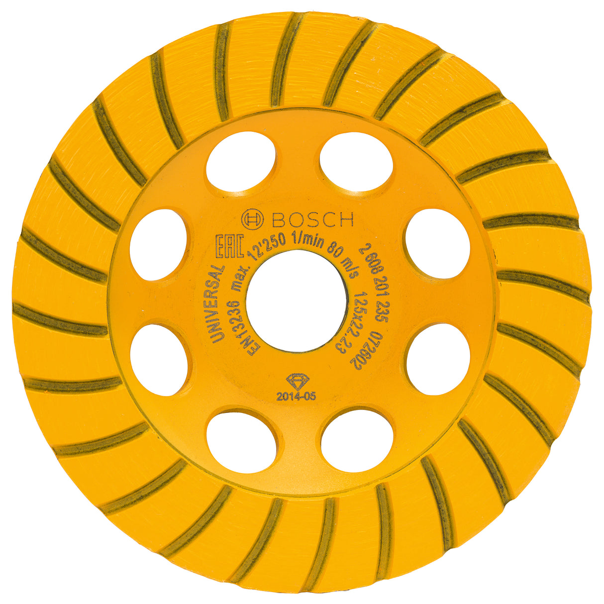 Bosch Professional 125mm Diamond Cup Wheel - Standard Turbo