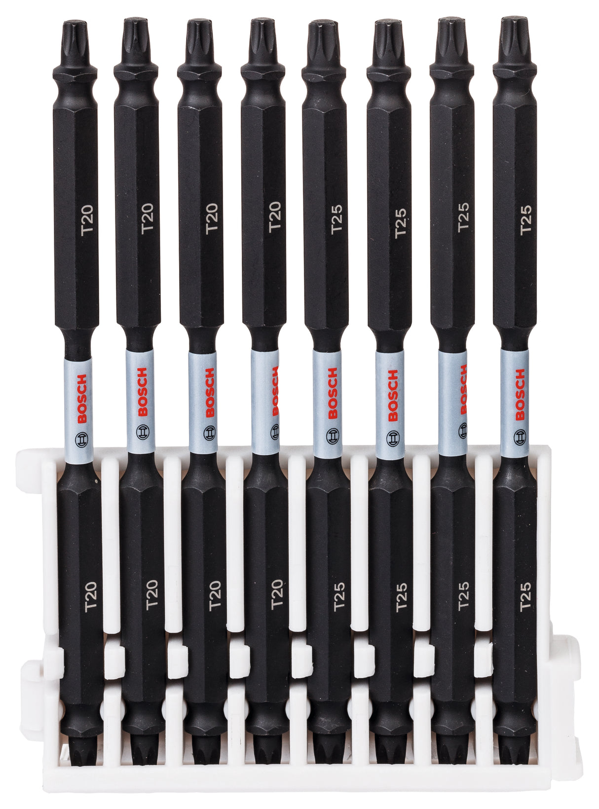 Bosch Professional Double Ended Bit Pack - 110mm, 4xT20, 4xT25 - Pick & Clic Impact