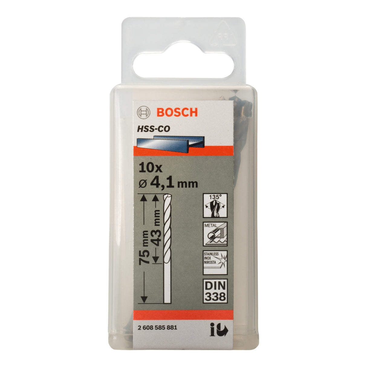 Bosch Professional HSS-Co DIN338 12.5 x 101 x 151mm