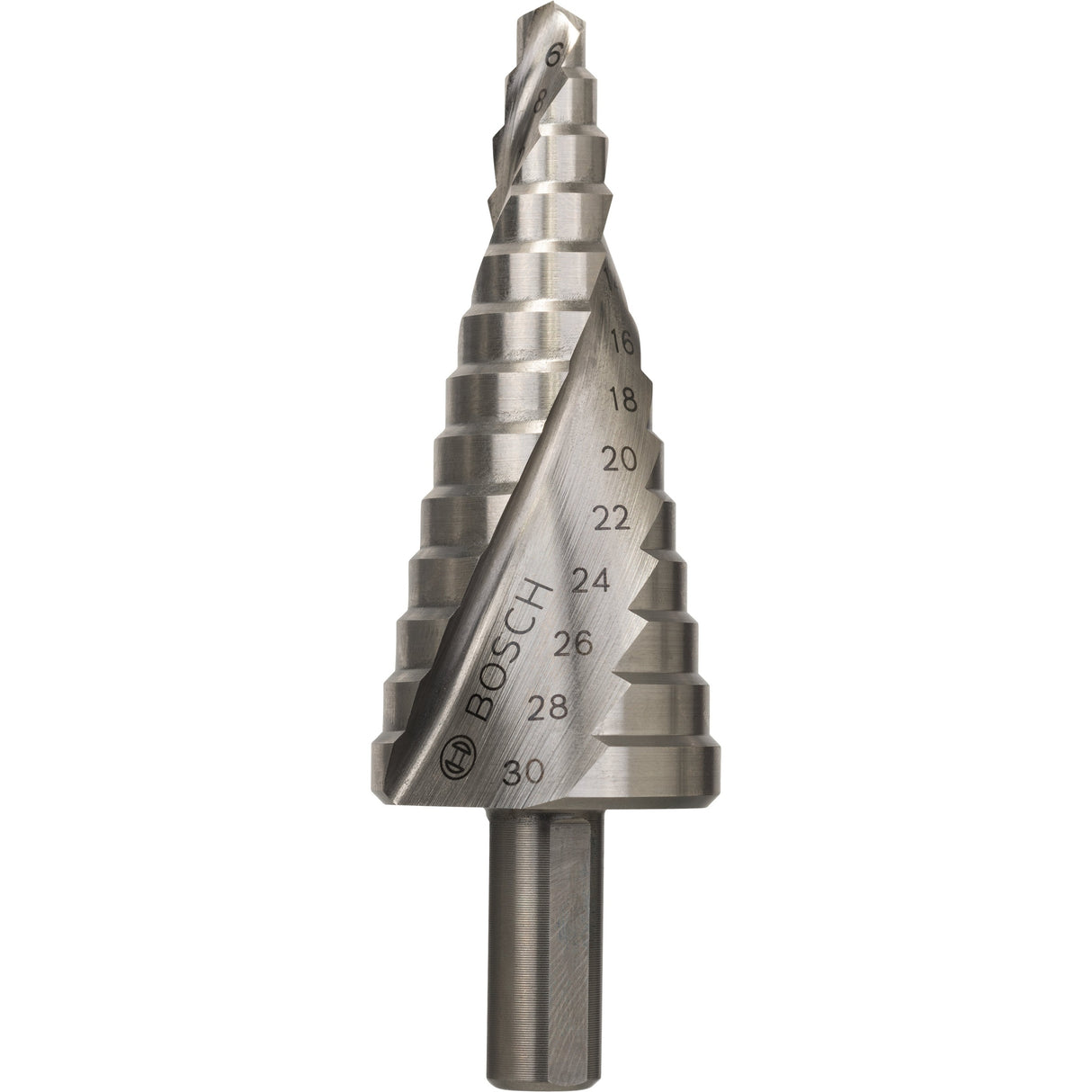 Bosch Professional Step Drill Bit HSS-TiN 4-30mm, 10.0mm, 100mm