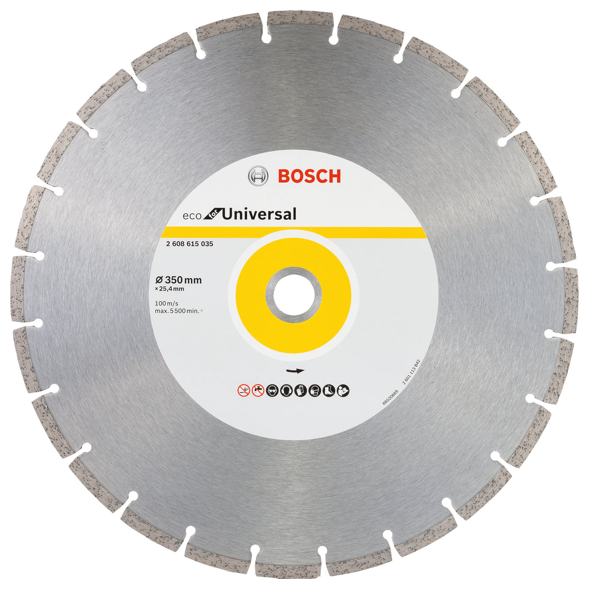 Bosch Professional Diamond Cutting Disc ECO - Universal, 350x25.4x3.2x8