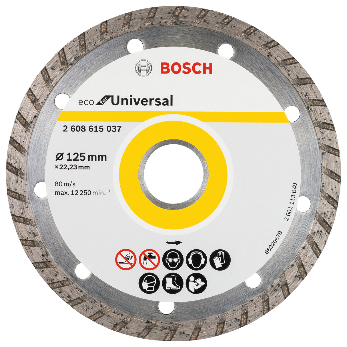 Bosch Professional Diamond Cutting Disc ECO - Universal, 125x22.23x2.4x7