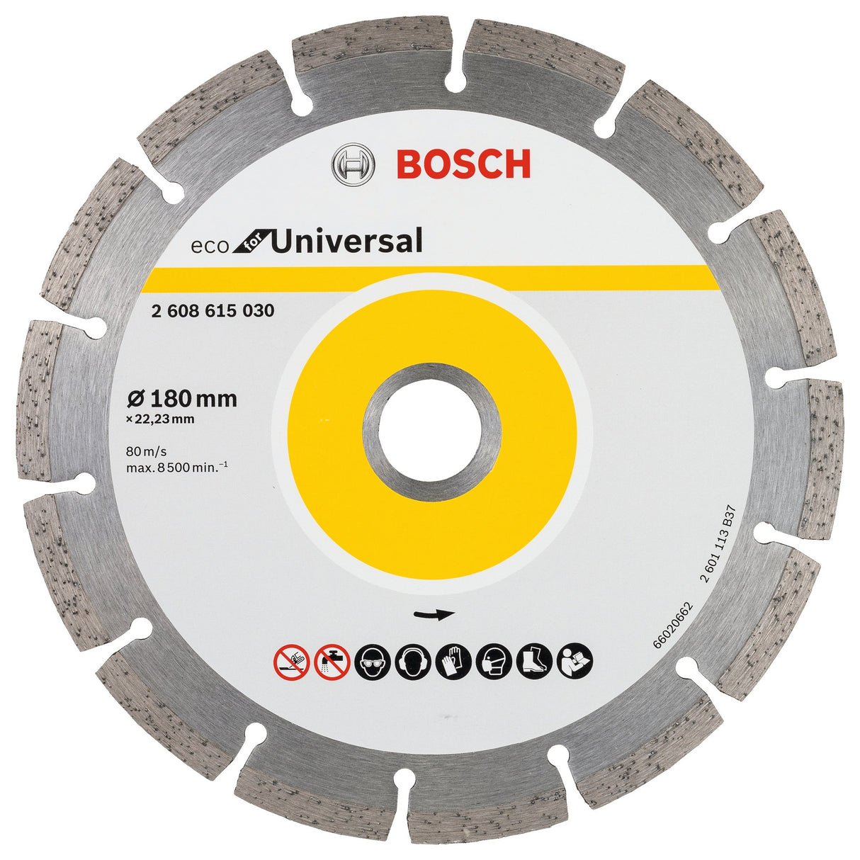 Bosch Professional Diamond Cutting Disc ECO - Universal, 180x22.23x2.2x7