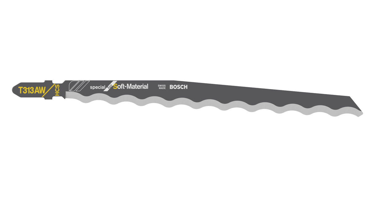 Bosch Professional Jigsaw Blade T313AW for Soft Material