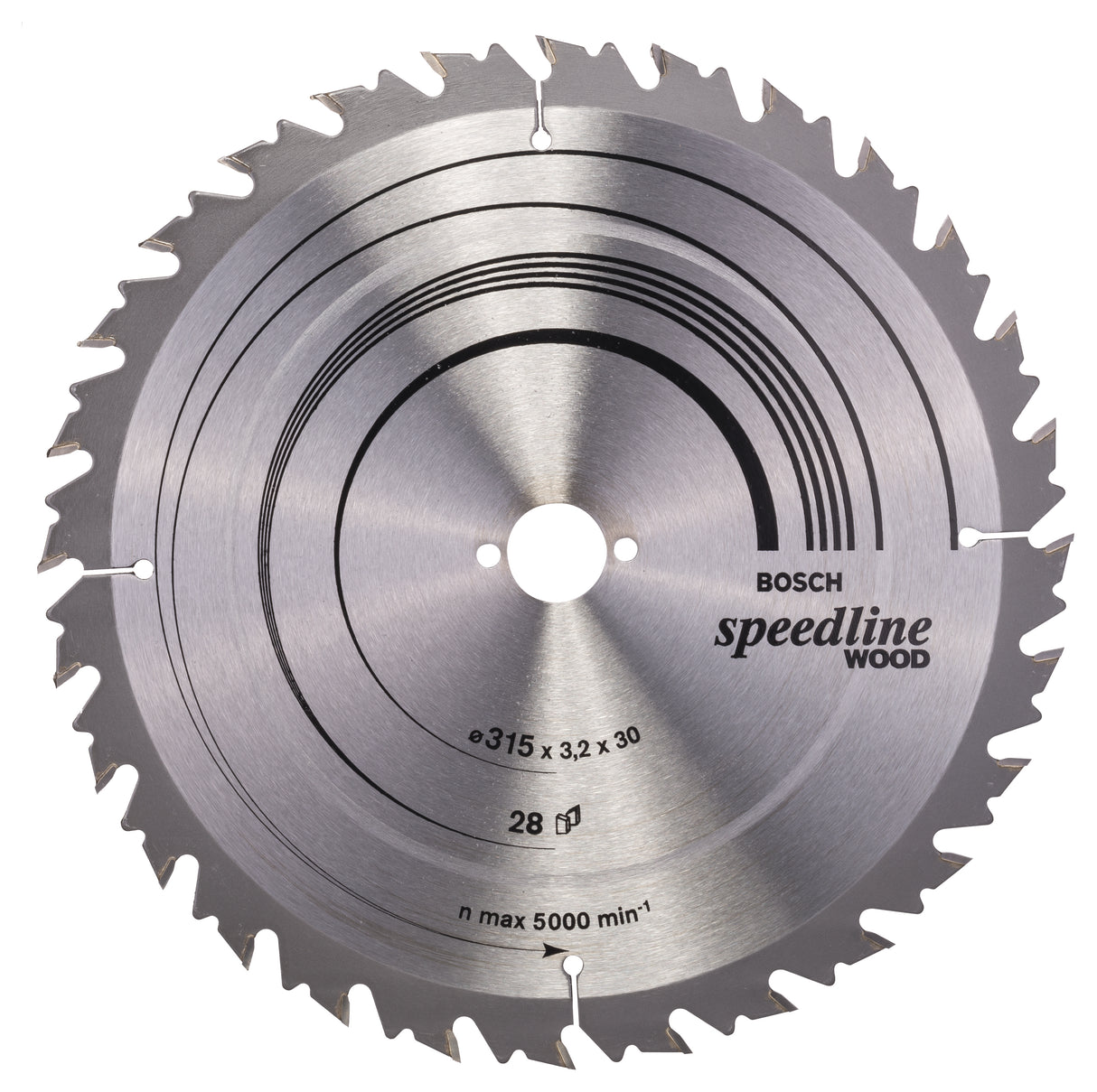 Bosch Professional Speedline Wood Circular Saw Blade - 315 x 30 x 3.2 mm, 28 Teeth