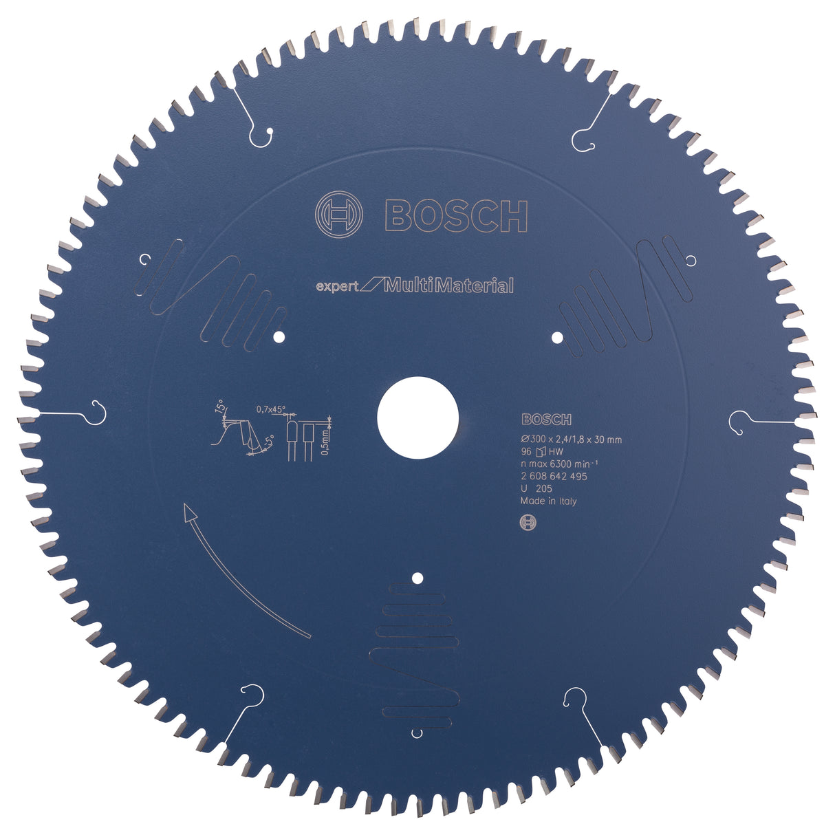 Bosch Professional Expert Multi Material Circular Saw Blade - 300 x 30 x 2.4mm, 96 Teeth