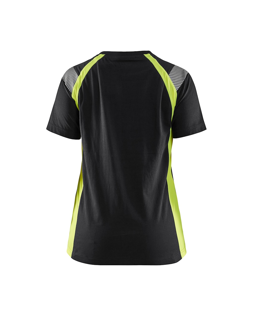 Blaklader Women's T-Shirt 3402 #colour_black-hi-vis-yellow