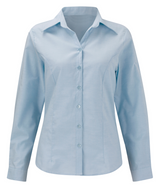 Orbit International Oxford Blouse: Long Sleeve