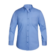 Future Garments Aqua Oxford Shirt Long Sleeve