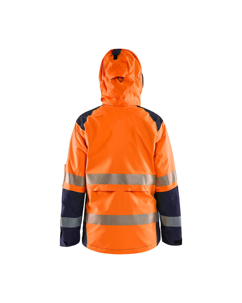 Blaklader Women's Shell Jacket Hi-Vis 4436 #colour_orange-navy-blue