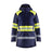 Blaklader Winter Parka Hi-Vis 4485 #colour_navy-blue-hi-vis-yellow